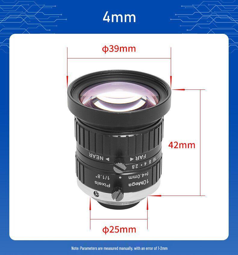 SHL 5MP HD Industrielt Kameraobjektiv MF Serie, Fast Brændvidde 2,8-75MM, Sensorstørrelse 2/3"