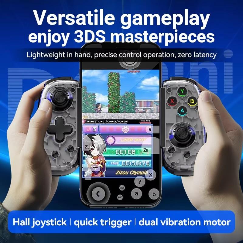 Wireless Gaming Stretching Controller for Switch/PC/Android/iOS Hall Joysticks Foldable Type-C Interface Gamepad NEW