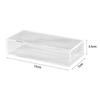 Plastic Storage Box Portable Durable Transparent Small Items Case Square Jewelry Beads Container Power Tools Holder
