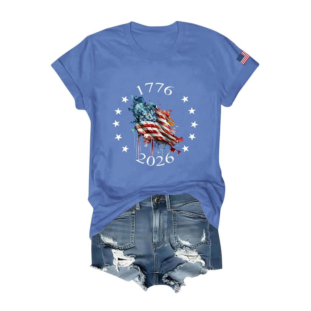 Damskie Koszulki Koszulki z Krótkim Rękawem Swetry Topy Bluzki Letnie Wiosenne