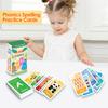 1/2 Sets Phonics Word Cards 117 Sound Groups 900+ Rhyming Words Toddlers Preschool English Words Read Spell Learning Phonics Flash Cards