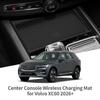 For Volvo XC60 2026 Silikon Telefon Trådløs Ladematte Sklisikker Smussavvisende Beskyttelsespute Biltilbehør Svart