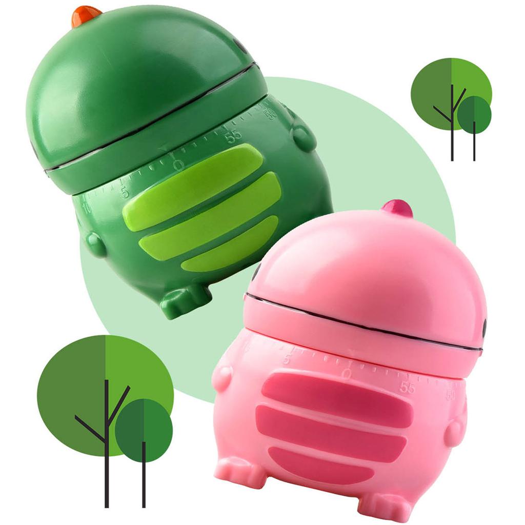 Mechanical Fashion Kitchen Timer Practical Timer Dinosaur Cooking Timers Perfect for Home Dorms and Outdoor Activities