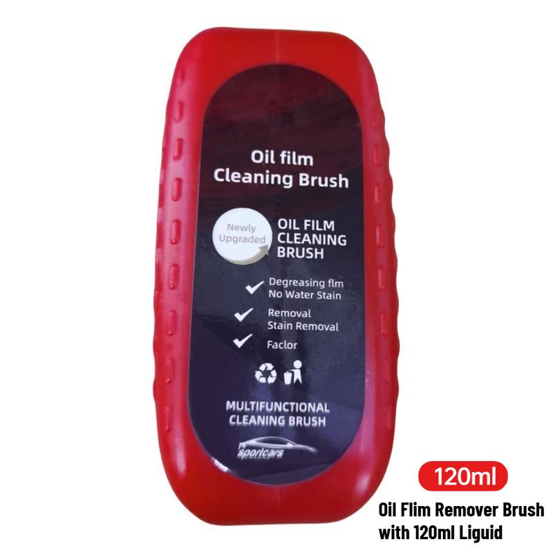 Car Glass Oil Film Remover Powerful Windshield Cleaner Car Glass Sponge Cleaning Brush Water Spots Stain Removal Auto Detailing