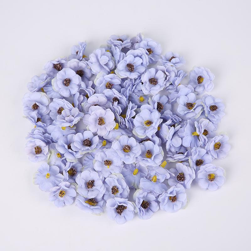 30/50Pcs 3cm Multicolor Mini Daisy Silk Artificial Flower DIY Valentines Day Party Christmas Wedding Decoration Home Decor