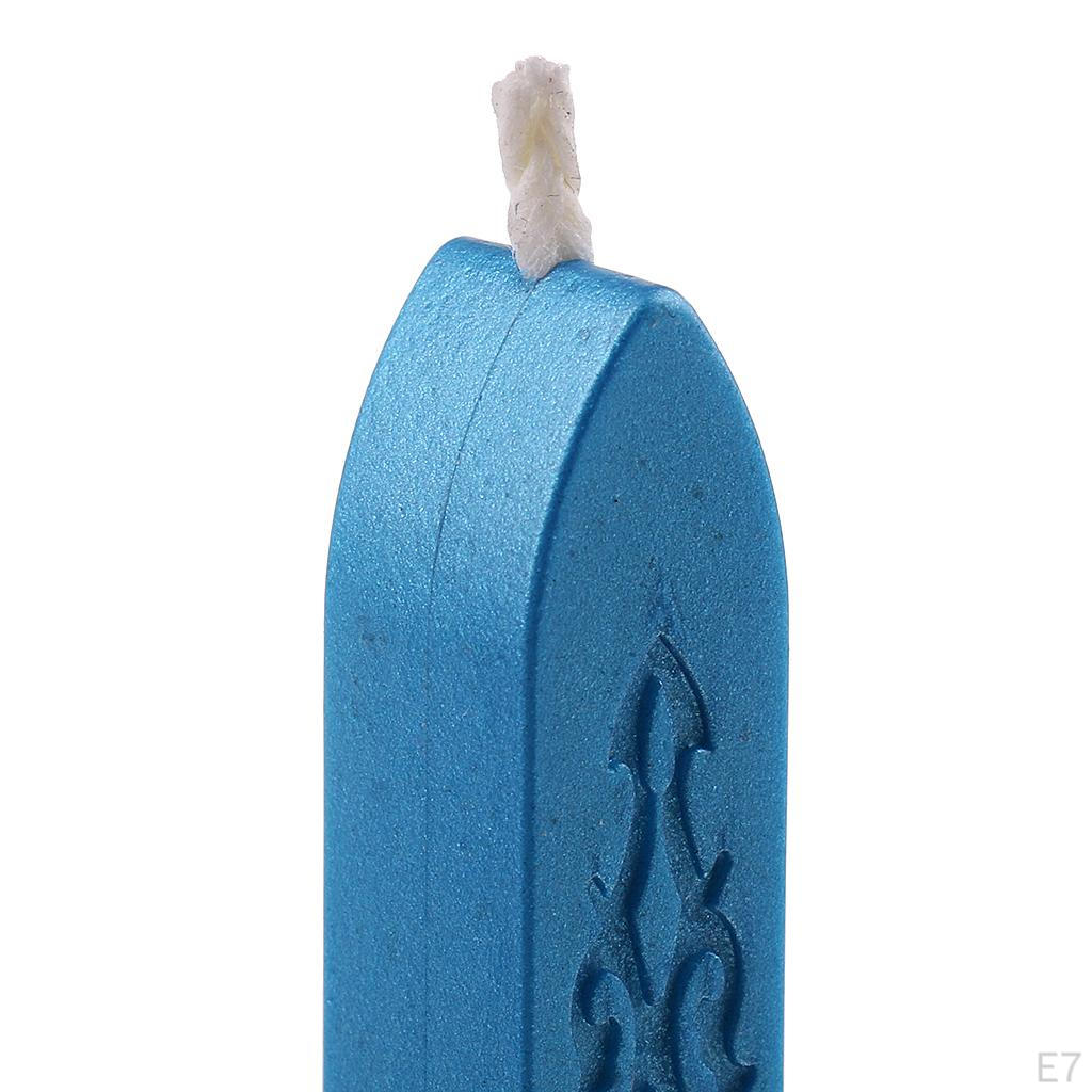 5 Pack Sealing Seal Wax Sticks With Wick For DIY Decorating Envelope Parcels