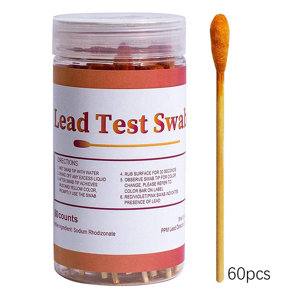 

Lead Paint Test Swabs Kit,60pcs Lead Test Kit Swabs, Home Lead Test Kit, Lead Check Swabs, Lead Testing Strips,Improvement Tool EU Plug