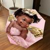 1PC Baby Princess Umbrella-8-Rib Reinforced Portable Folding Travel Suitable for All Seasons Outdoor Daily Use  -J0387