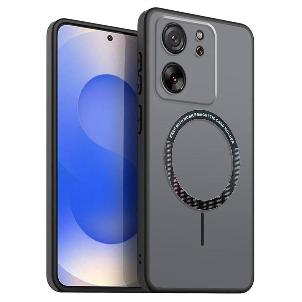 Frosted Semi Clear Magnetic Phone Case for Xiaomi 13T Pro,13T Soft TPU Cover