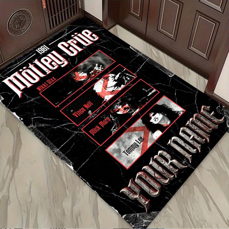Name Custom Motley Carpet Rug for Living Room Bedroom Home Sofa Decoration,Kids play Non-slip Floor Mat