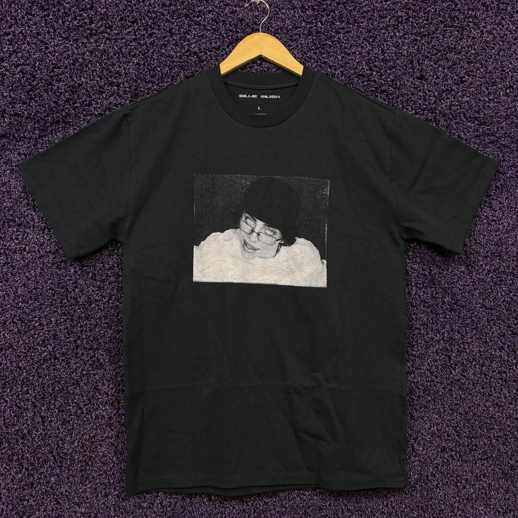 T-shirt Ritratto Billie Eilish Occhiali Taglia L