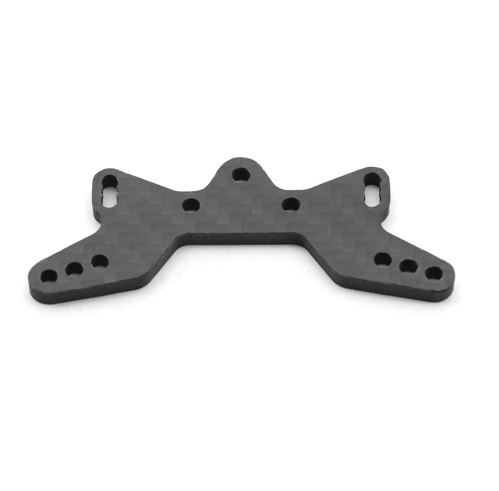 SHEAWA Carbon Fiber Damper Stays for Tamiya 110 RC Car TT-02, Front and Rear, Durable and Lightweight, Front and Rear Mounting Parts and Accessories