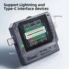 QIANLI iBridge A3 Detector de Plugue de Cauda para Celulares Suporta dispositivos com interface Lightning Tipo-C para iPhone HUAWEI Kit de Ferramentas de Reparo