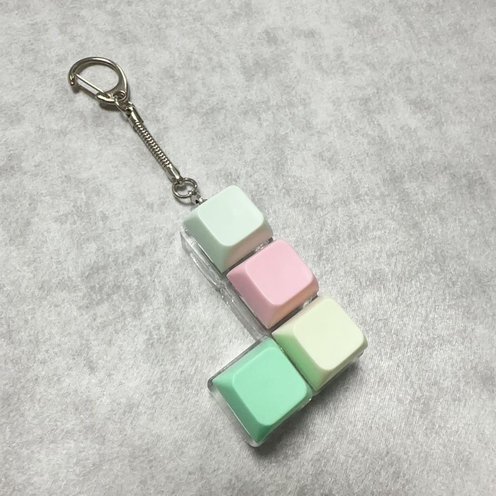Key Button Finger Keyboard 2/3/6/9 Keys Clicker Toy New Fidget Keychain  Adult