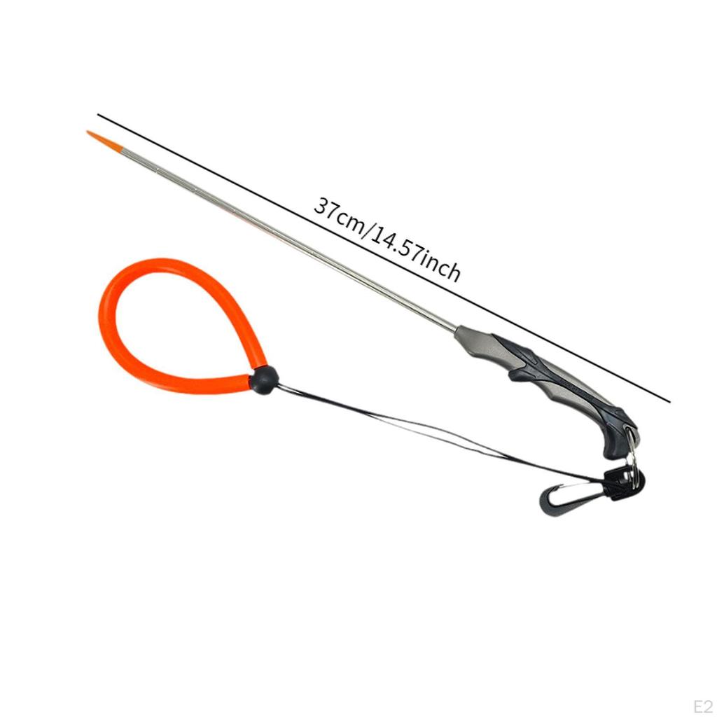 Adjustable Diving Pointer Rod In Stainless Steel for Snorkeling And Lobster Retrieval