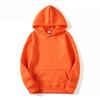 Sweat à capuche unisexe surdimensionné décontracté pull couleur unie haut léger