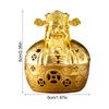 Alloy God of Wealth Mini Incense Burner Ornament Living Room Decoration Home Decor Family Church Aromatherapy Meditation