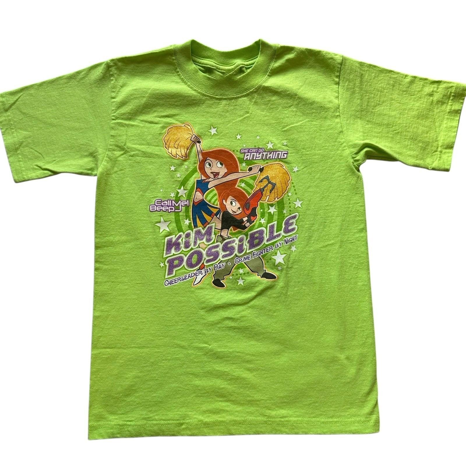 Kim Possible cheerleader Cartoon Unisex T-shirt S-5XL XL