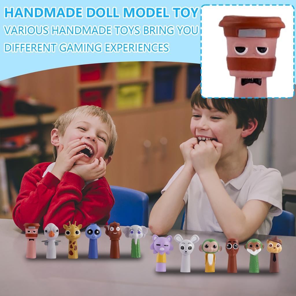 Wooden Stick Figurine Model Toys 24pcs