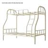 Children's Bunk Bed: Double Steel Iron Frame for Home & Rental Use