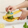 Exprimidor Manual Grande de Frutas con Pinza Multifuncional de Prensa Manual para Naranja Limón Granada Hogar Cocina