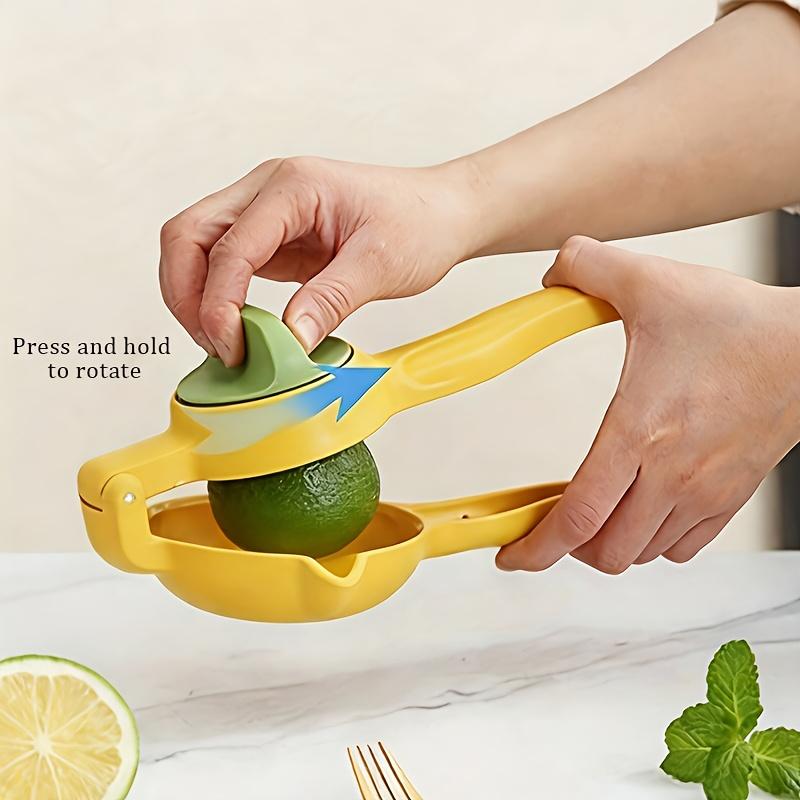 Exprimidor Manual Grande de Frutas con Pinza Multifuncional de Prensa Manual para Naranja Limón Granada Hogar Cocina