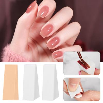 Set di 50 Spugnette Makeup a Cuneo in Schiuma Senza Lattice per Trucco in Polvere e Liquido Strumenti per Nail Art per Colorare Pittura