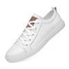Fashion Spring Men Outdoor Sport Little White Shoes Lace-up Fashion Casual Sneakers Versatile Leather Shoes Elevated Male Board Shoes