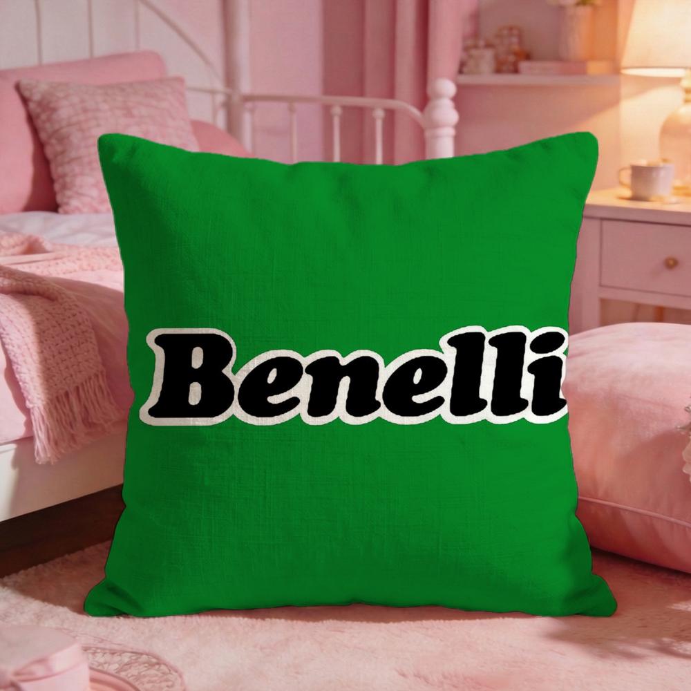 

Motorcycle BBenellis Cushion Cover Premium Comfort Reversible Pillow Cove Two in One Design for Any Room Car Interior 30X30cm