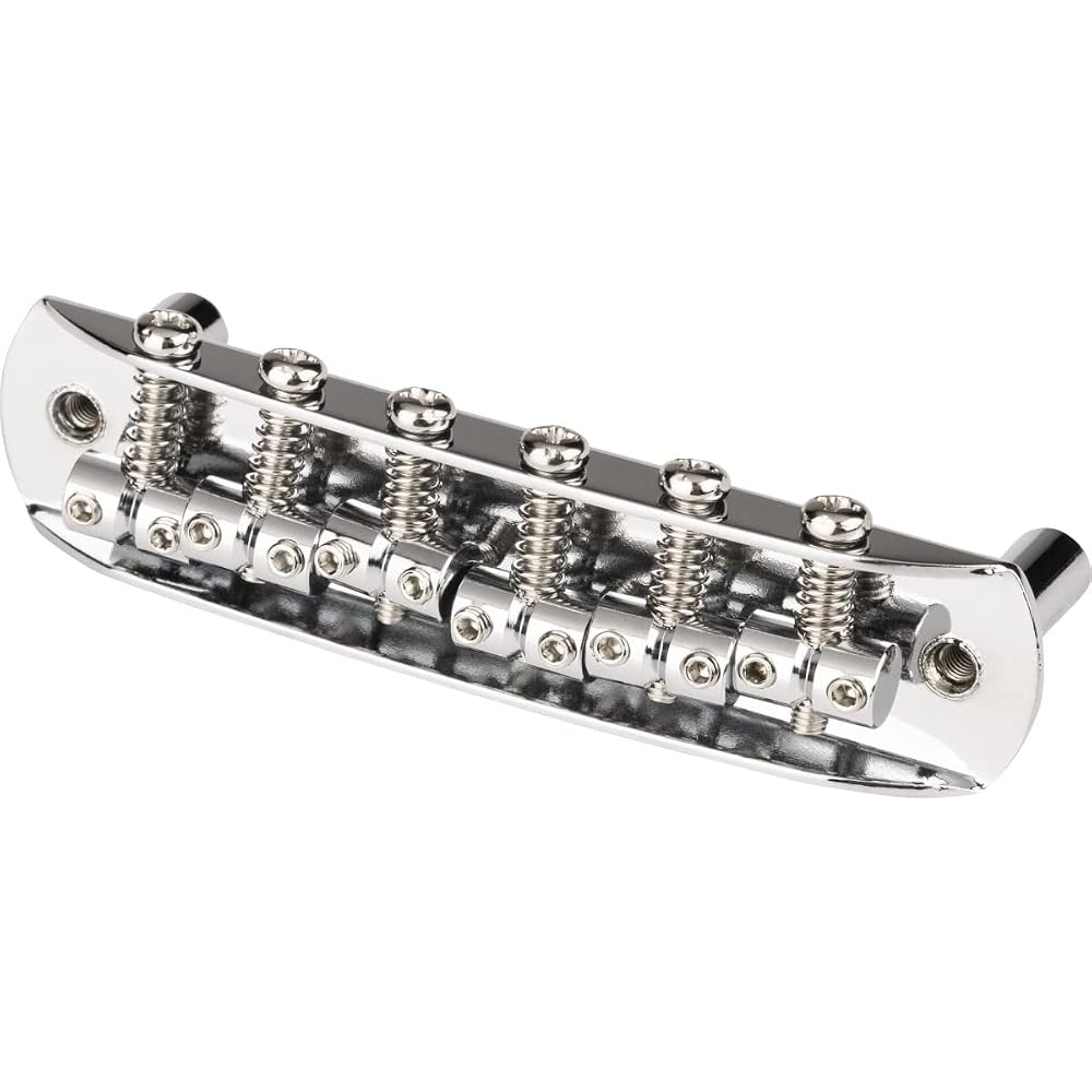 Fender/Mustang Fully-Adjustable Guitar Bridge Chrome