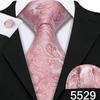 Designer Blue Ties for Men 10 Styles Necktie Pocket Square Cufflinks Set Wedding Dating Party