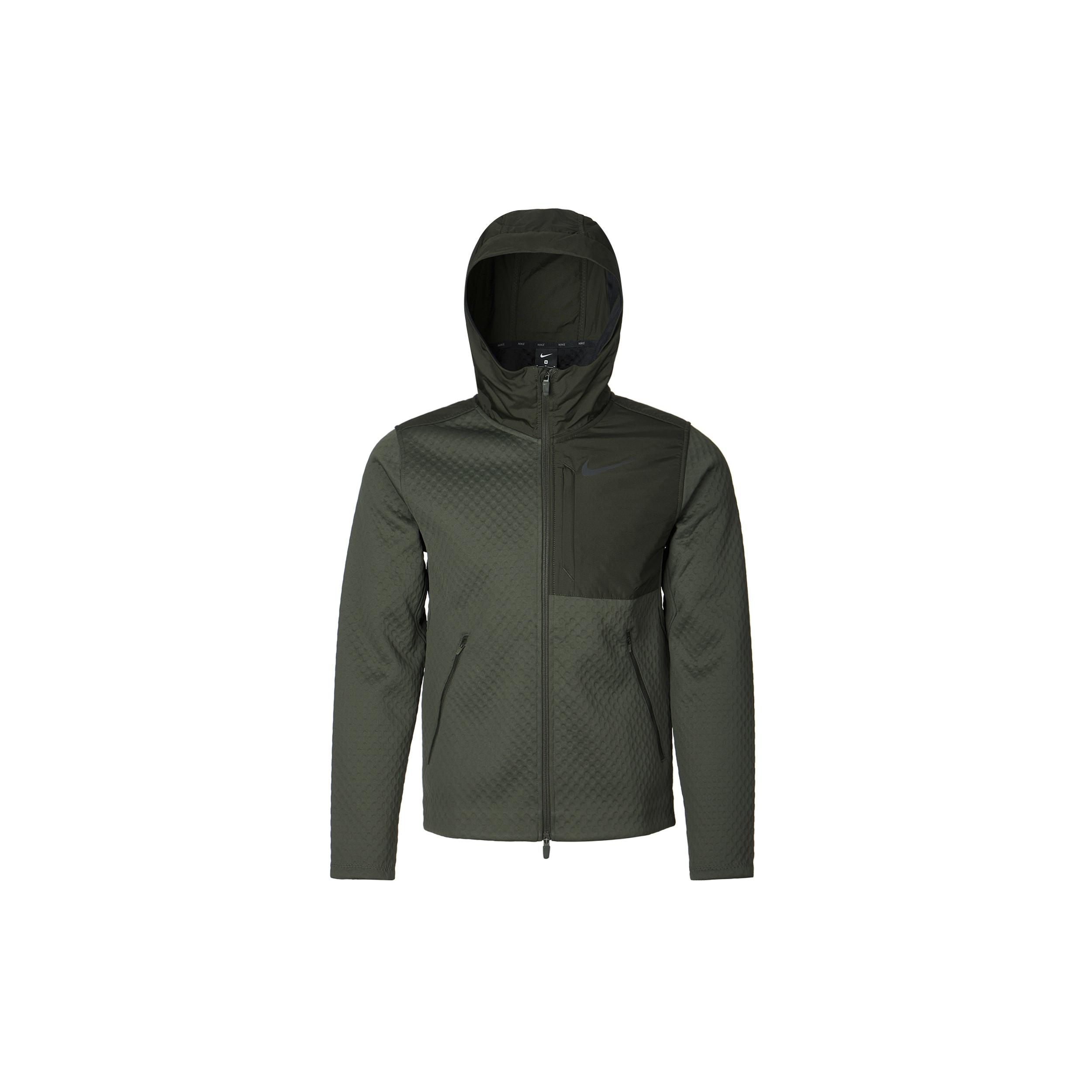 Nike padded hooded logo jacket  Olive  Men s BV3999-355 S