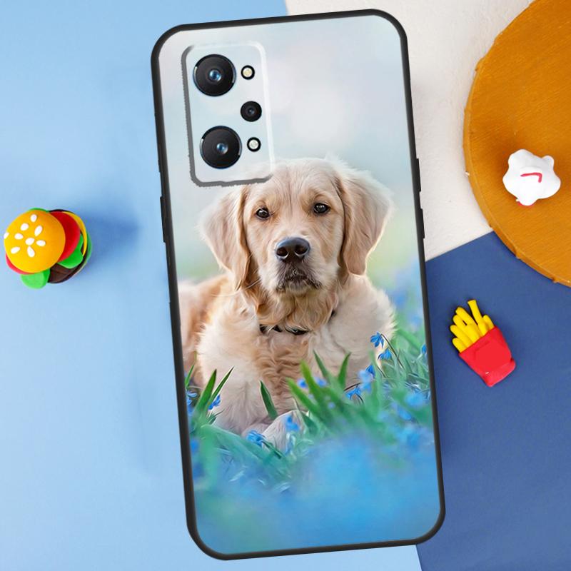 Golden Retriever Dog For Realme GT 6 6T 5 GT7 Pro C61 C75 C55 C51 C21Y C25S C67 C53 13 12 10 11 14 Pro Plus Case