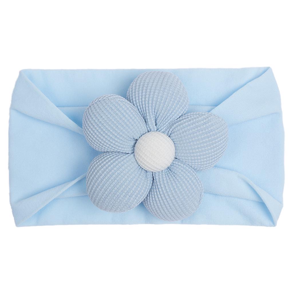 

Осенняя повязка на голову из нейлона для новорожденных с цветочным принтом