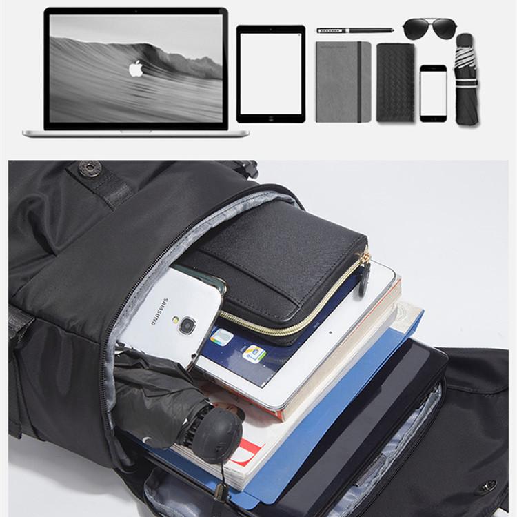 Plecak męski Trend w modzie Osobowość Plecak uliczny Torba podróżna Prosty plecak na co dzień Plecak na komputer o dużej pojemności Plecak biznesowy