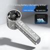 USB Digital Display Mini High-Speed Handheld Fan with Ice Pack and Drill-Enhanced Design