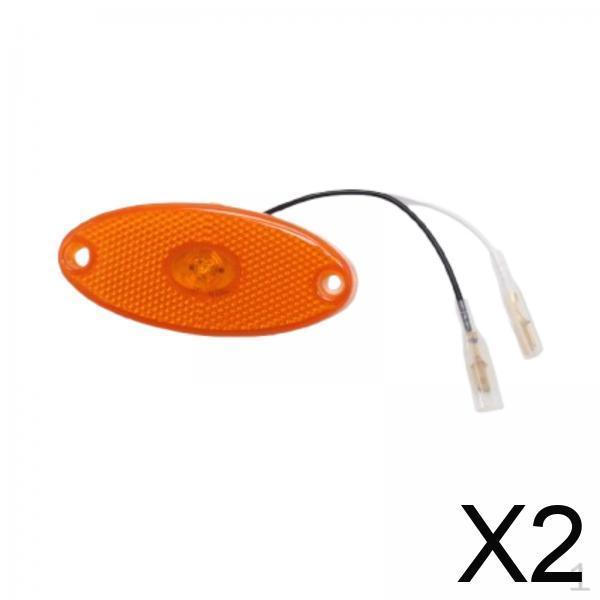 

2x Side Marker Easy Installation for Motorhome Trailers