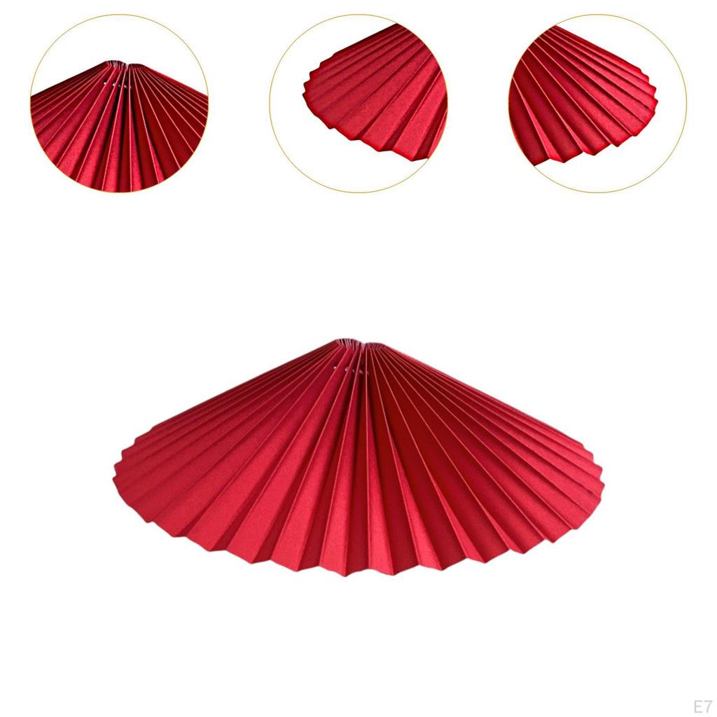 Pleated Lamp Shade Cover for Pendant Lights Fashion Light Lampshade Restaurant