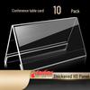 Luban Acrylic V-Shape Table Card Holder (10-Pack)