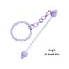 12 Color DIY Beaded Keychain Pendant Versatile 12 Color Beadable Blank Accessory Set For Keychain And Pendant Designs