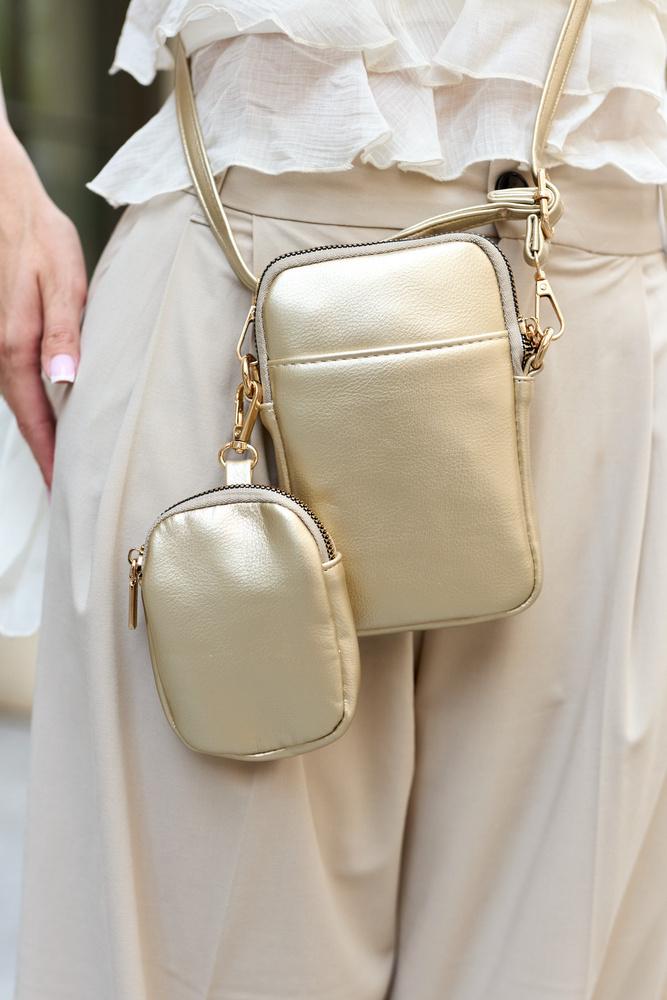 Mini-Handtasche für Damen aus Kunstleder - Rovicky