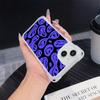 Ae88 Lovely Smiley Art Soft Phone Cases for iPhone 16 15 14 13 12 11 Pro Max XR with Wrist Strap Lanyard Corner Protection Back Cover
