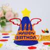 Kawaii Korean Smile Face Cake Topper for Baby's First Birthday