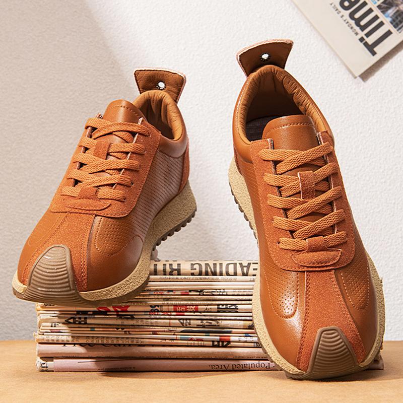 

Беговые кроссовки с контролем температуры для мужчин, повседневные кроссовки для скейтборда, кроссовки - адаптивные кроссовки для скейтборда, бесплатная доставка 44 коричневый