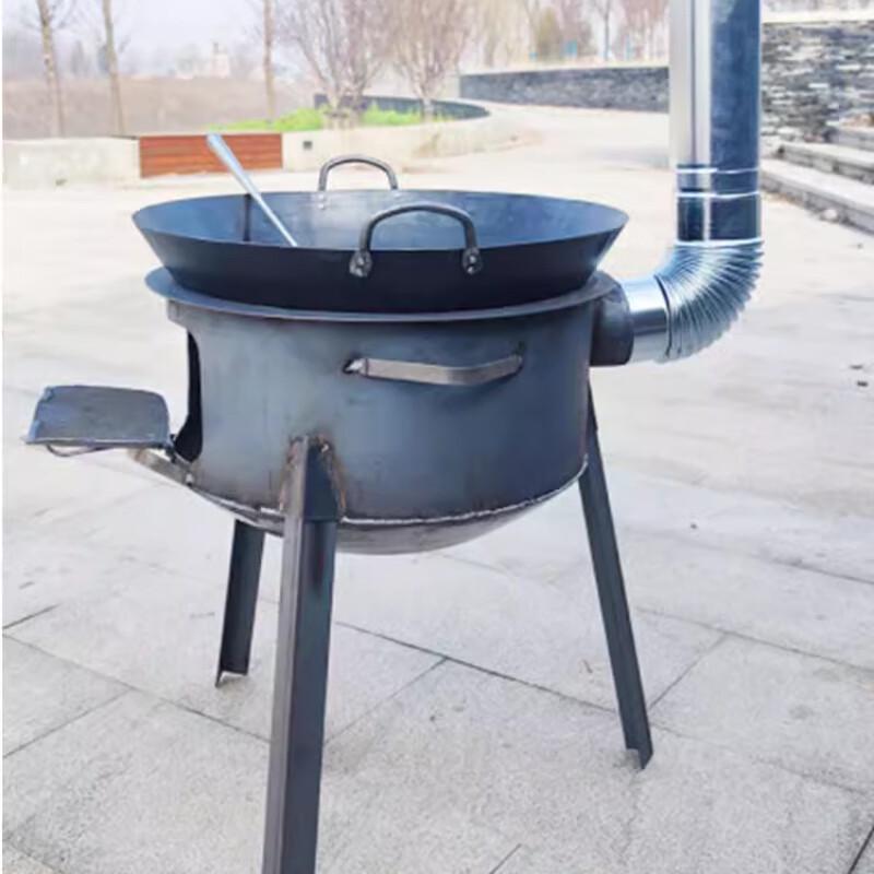 Outdoor Portable Wood-Burning BBQ Stove