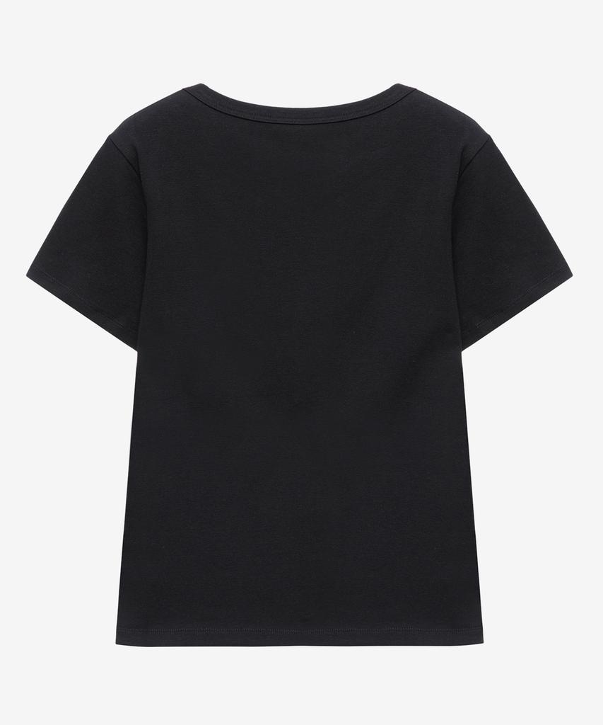 MIND BRIDGE WOMEN [On][W] Round Neck Slim Fit Daily Short Sleeve T-Shirt - 3 Colors