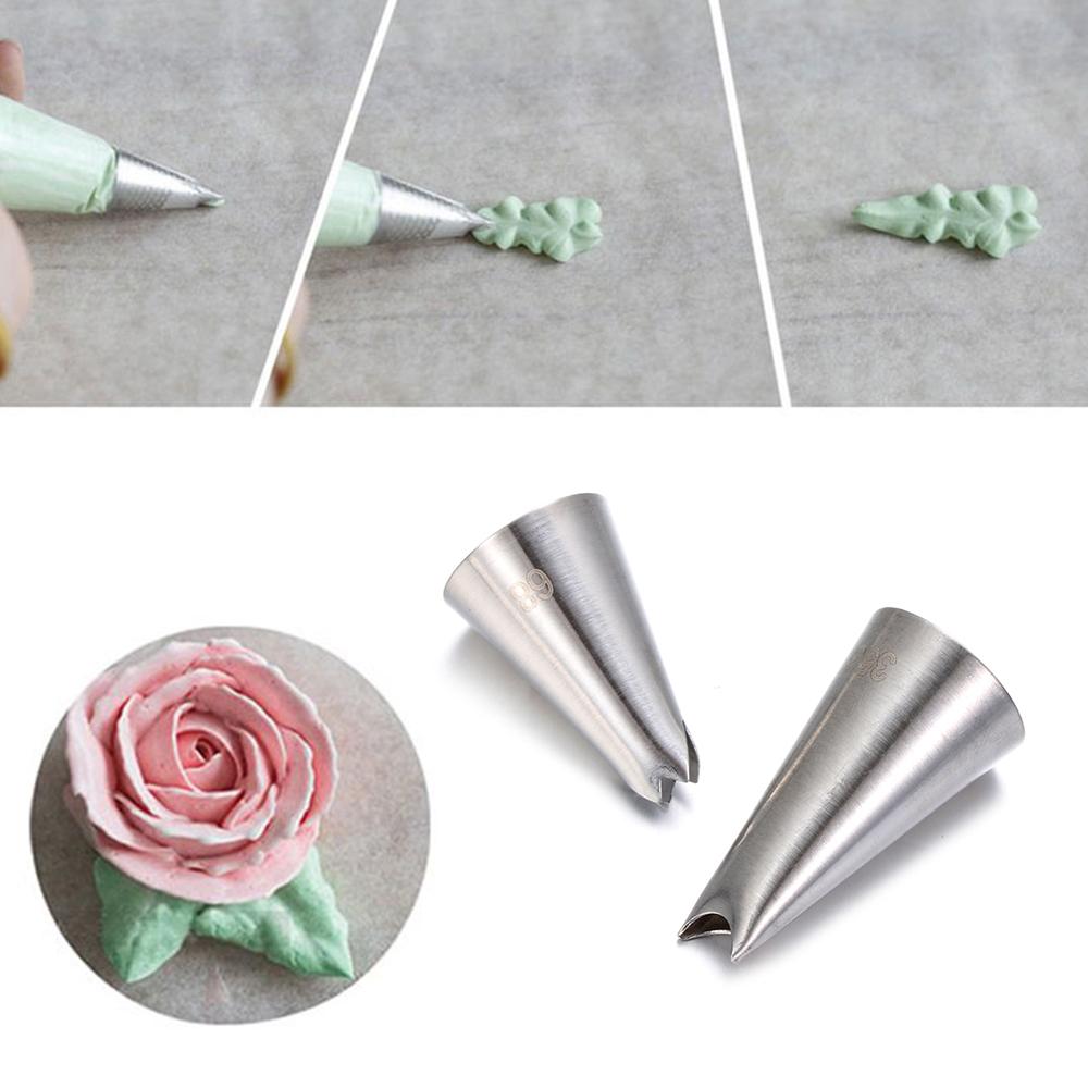 Pastry Tips Cupcake Stainless Steel Ice Cream Tool Baking Mold Icing Piping Nozzles Flower Nozzle