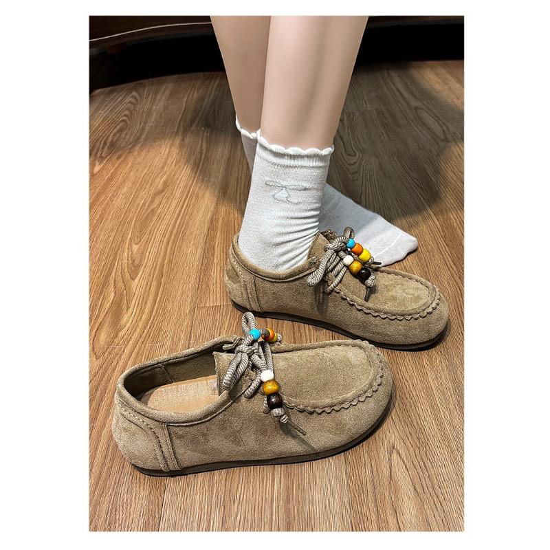 

Женские туфли-кенгуру с внутренней платформой, всесезонные, новые, осенние, ретро, туфли Дуду, повседневные одинарные туфли 40 абрикосовый