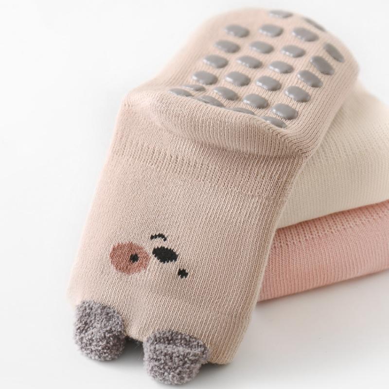 Baby Toddler Boy Girl Socks Children's Floor Home Socks Anti Slip Casual Cute Kids Socks For Girls Boys Autumn Winter 0-5Years