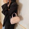 Early Spring High-grade Texture Handbag Women's New Solid Color Small Fresh and Fashionable Shoulder Messenger Bag